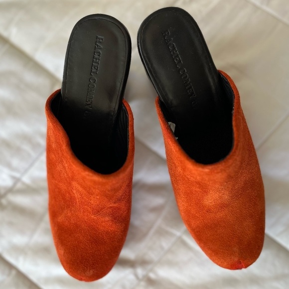 Rachel Comey Red Suede Mules - Picture 7 of 16